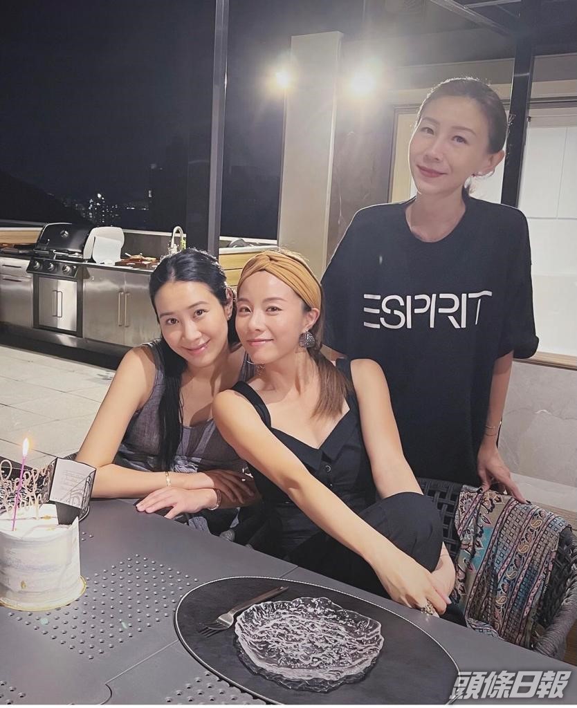 吳雨霏獲鄧麗欣及區文詩提早為她慶生。